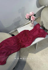 Sweetheart Glitter Evening Gown Regular Straps Floor-Length Pleated Sheath Formal Dresses