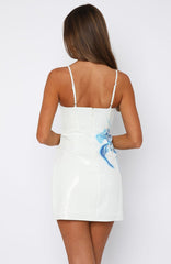 The Hills Sequin Mini Dress Blueberry Spritz