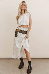 Trinity Floral Midi Skirt FINAL SALE