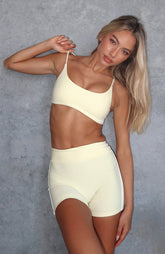 Motivate You Sports Bra Lemon