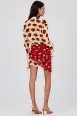 Keelan Print Mini Shirt Dress