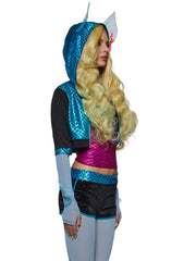 Blue Lagoon High School Doll Costume and Wig Set