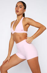 Stronger High Waisted Shorts 3" Marshmallow