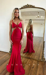 Sexy Cutout Tube Top Mermaid With Train Party Prom Evening Formal Dress