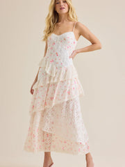 Belicia Floral Lace Maxi Dress