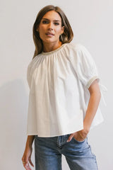Vicki Blouse in Ivory FINAL SALE