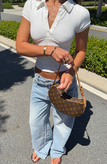 Maeve Low Rise Wide Leg Jeans Light Blue
