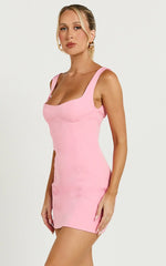 Panel Dress In Pink