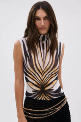 Primal Spirit Sleeveless Mesh Top