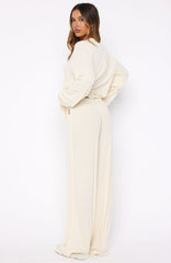 Wish Upon A Star Pyjama Pants Off White