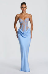 Kathleen Maxi Dress - Powder Blue