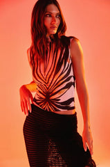 Primal Spirit Sleeveless Mesh Top