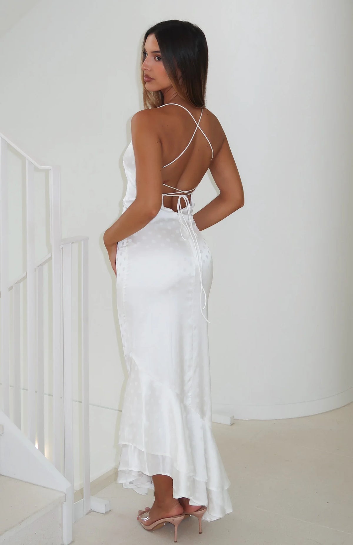Starlit Skies Maxi Dress Off White
