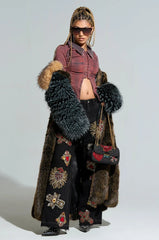 Chiara Paneled Fur Coat