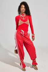 Paxton Double Lined Mesh Long Sleeve Top