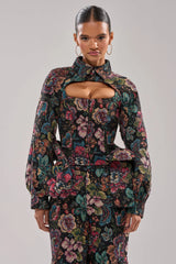 Pretty Lady Brocade Bolero