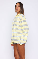 Verano Sixteen Carmen Long Sleeve Oversized Jersey Lemon