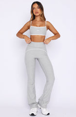 Volt Flare Leggings Grey Marle